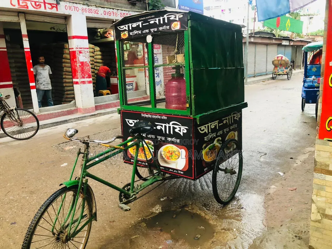 Haleem and Food Corner Lighting System Cart for Sale due to Money Need