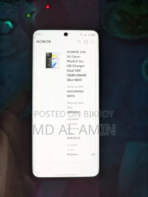 Honor X9b 5G 256 GB Gray