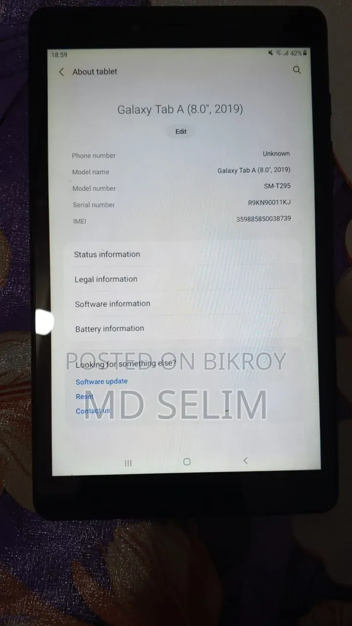 Samsung Galaxy Tab A 8.0 (2019) 32 GB Black