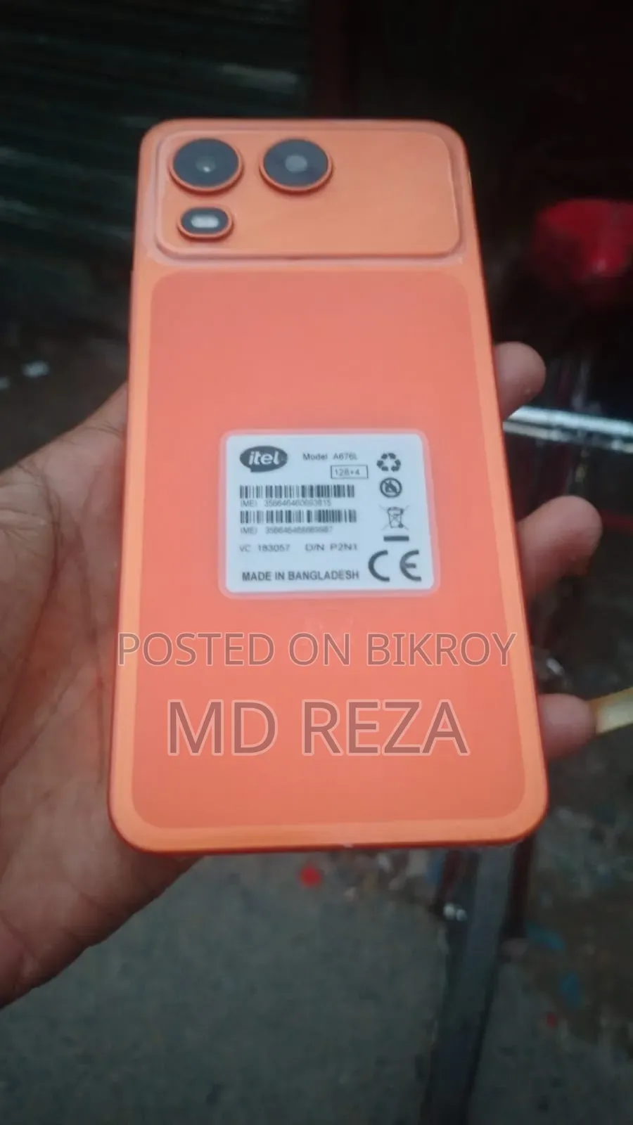 Itel A200+ 128 GB Orange