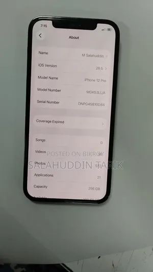 Apple iPhone 12 Pro 256 GB Black