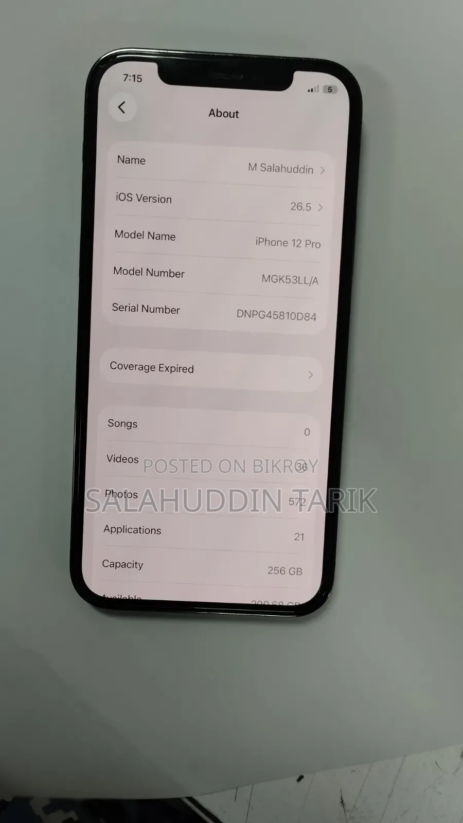 Apple iPhone 12 Pro 256 GB Black