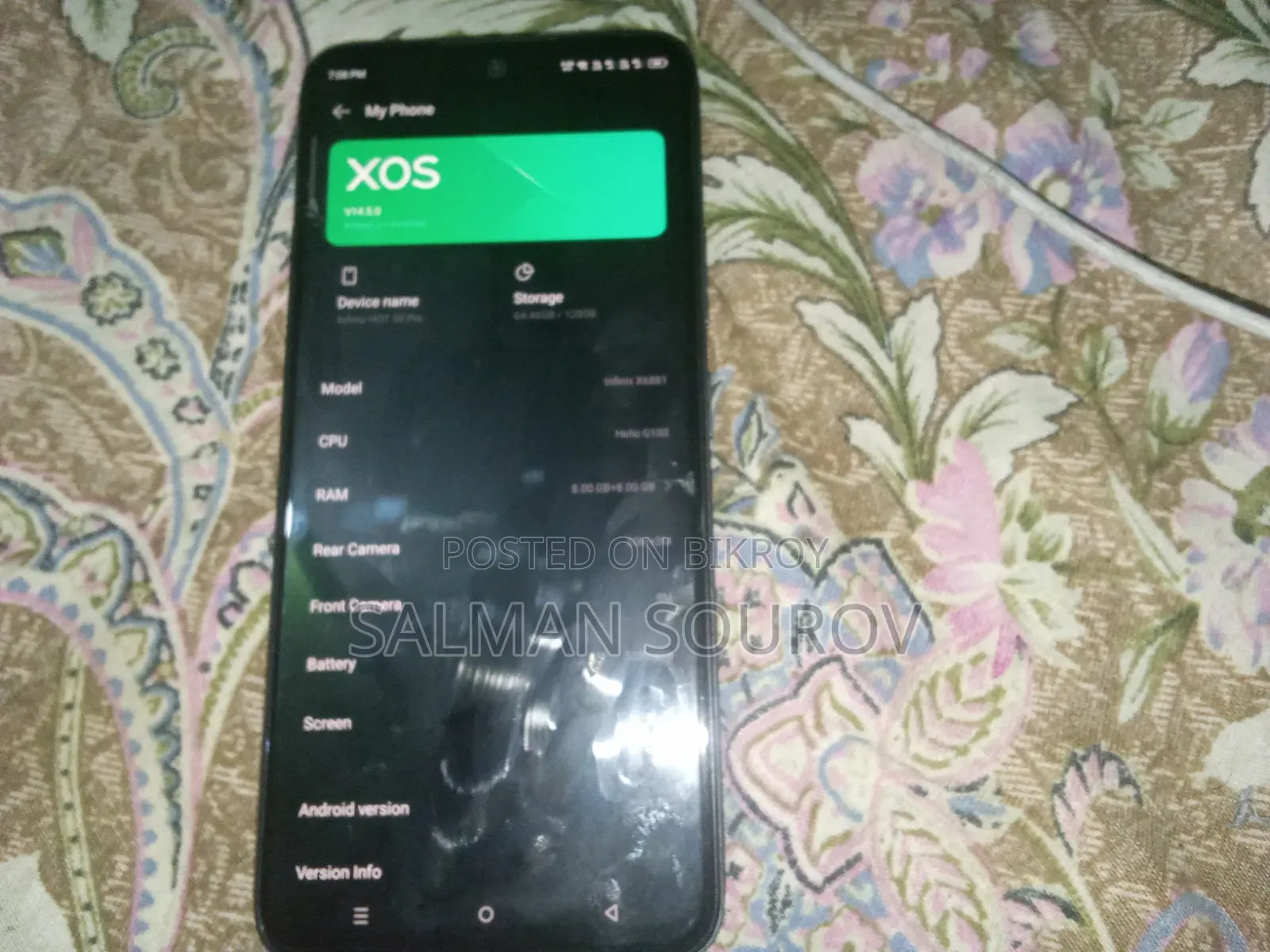 Infinix Hot 50 Pro 256 GB Black