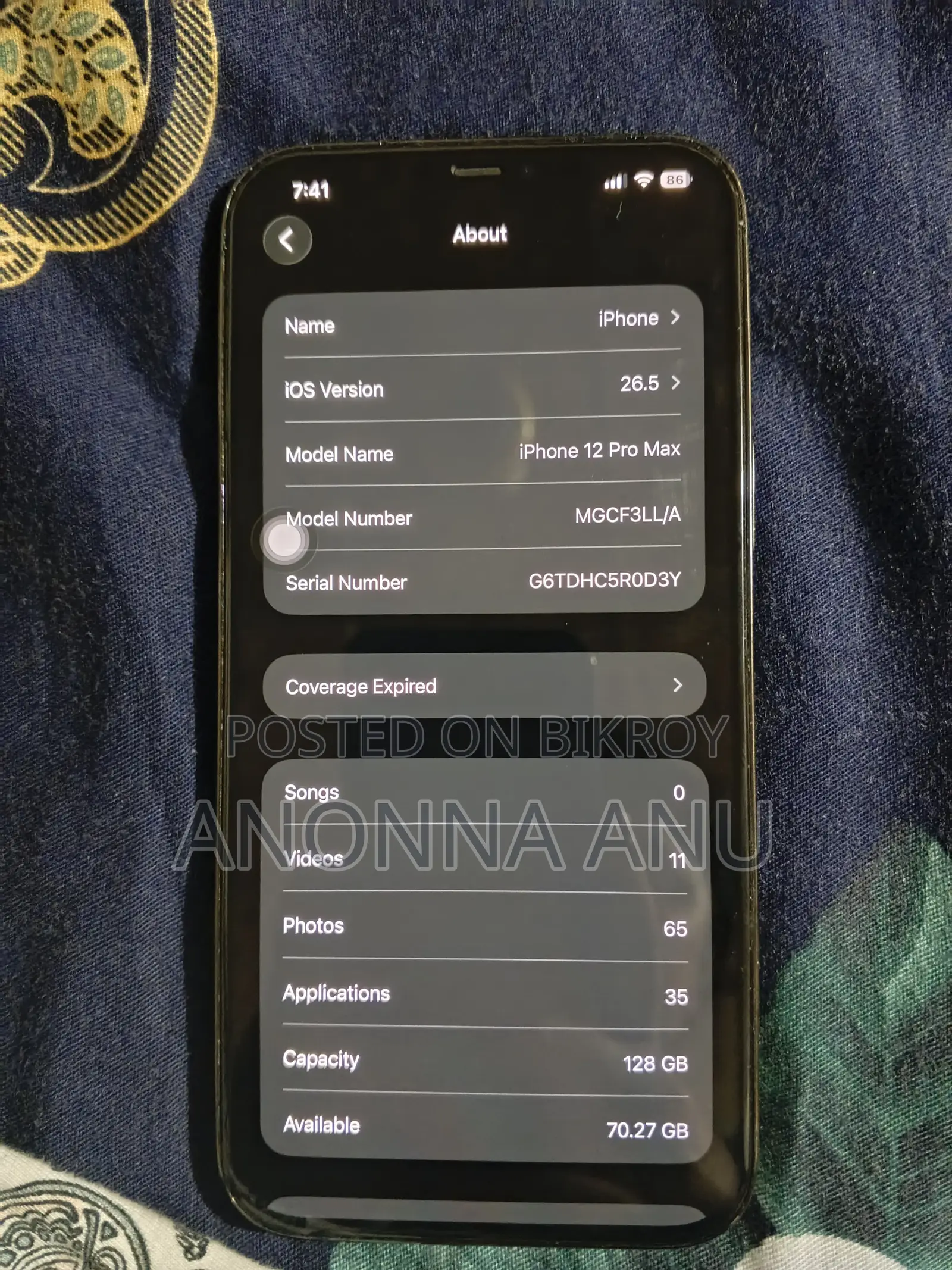 Apple iPhone 12 Pro Max 128 GB Blue