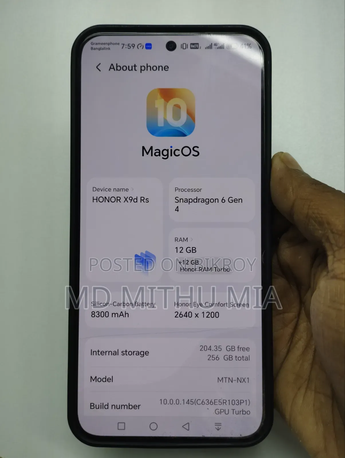 Honor X9d 256 GB Red