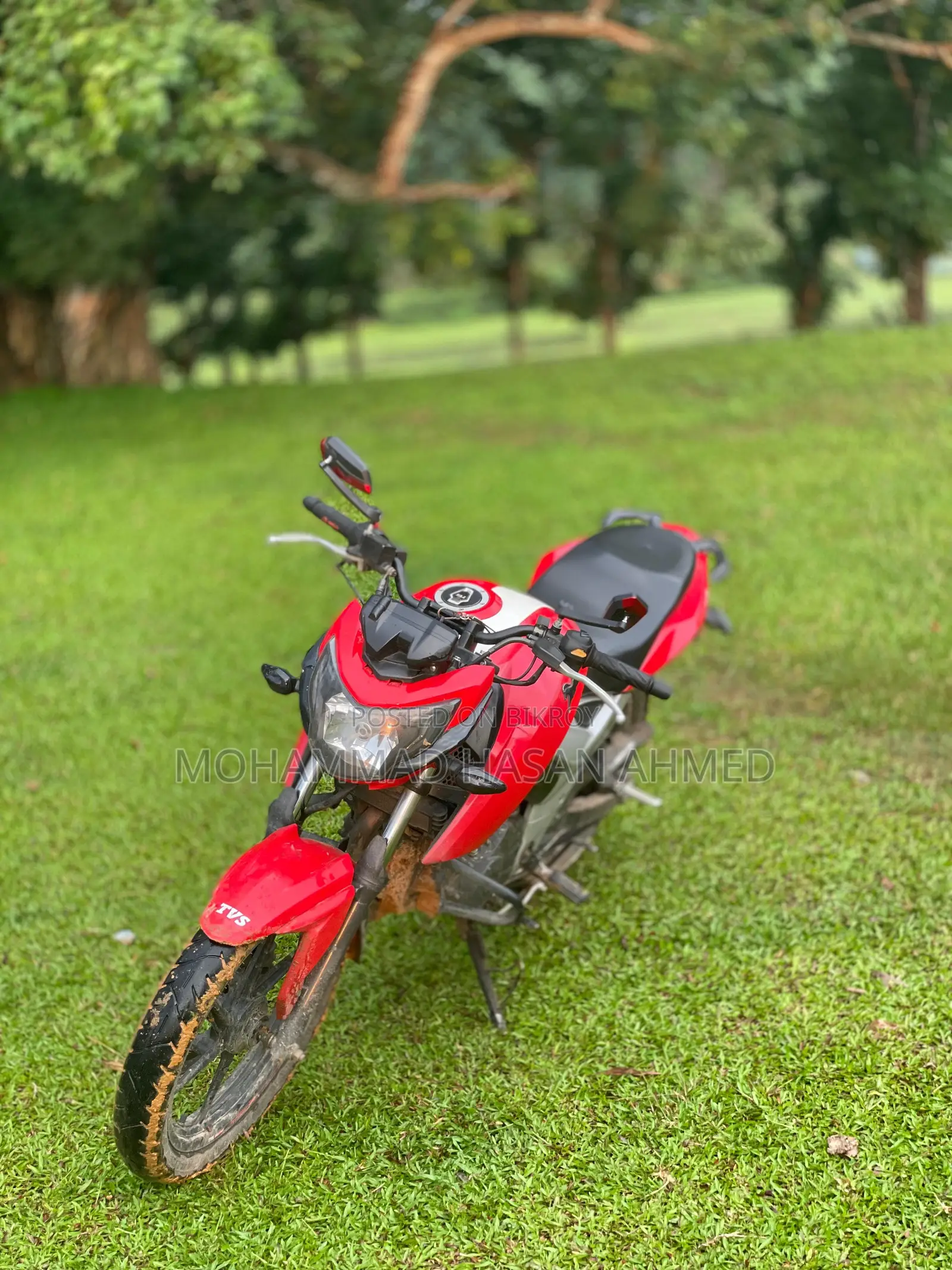 TVS Apache 160 4V 2020 Red