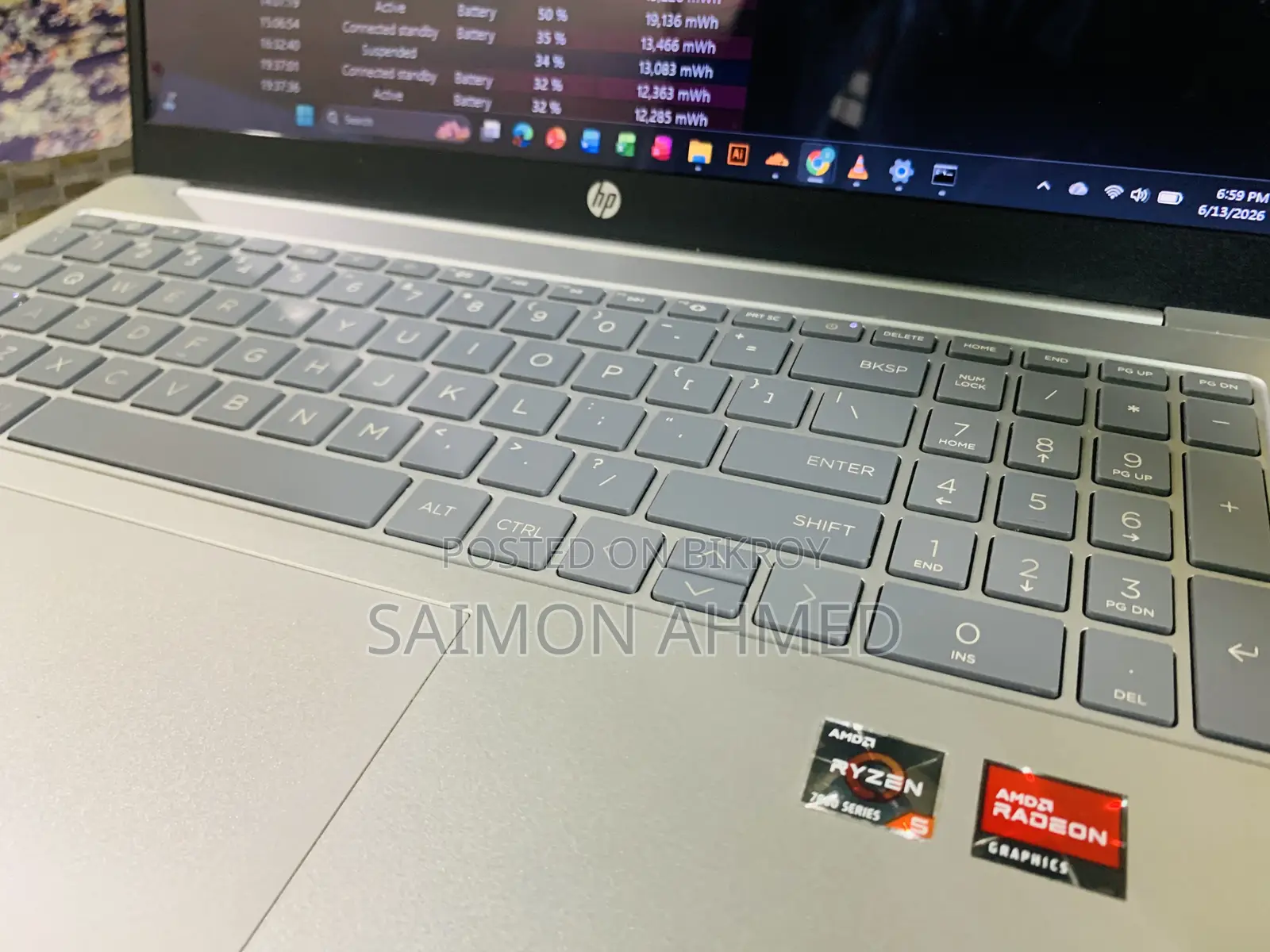 Laptop HP 15 8GB AMD Ryzen 5 SSD 512GB