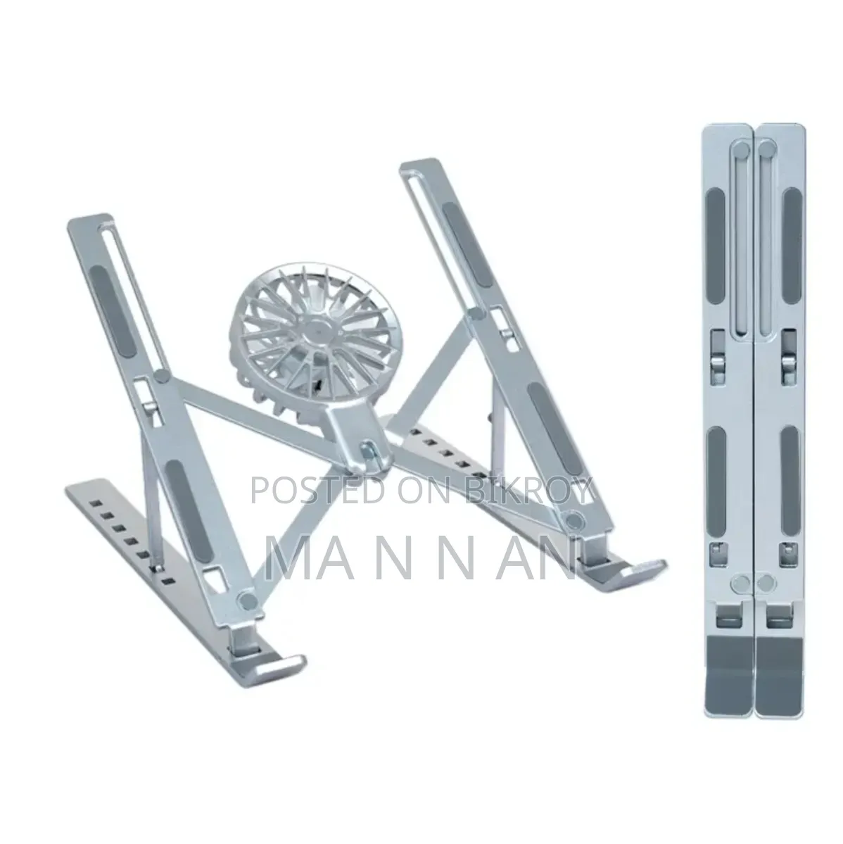 Aluminum Laptop Stand With Cooling Fan
