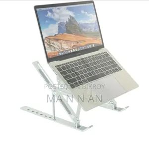 Aluminum Laptop Stand With Cooling Fan