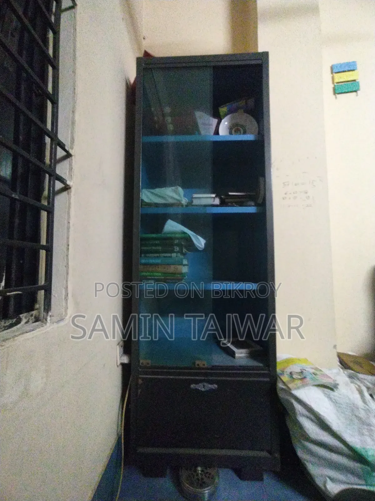 Steel Book Shelf