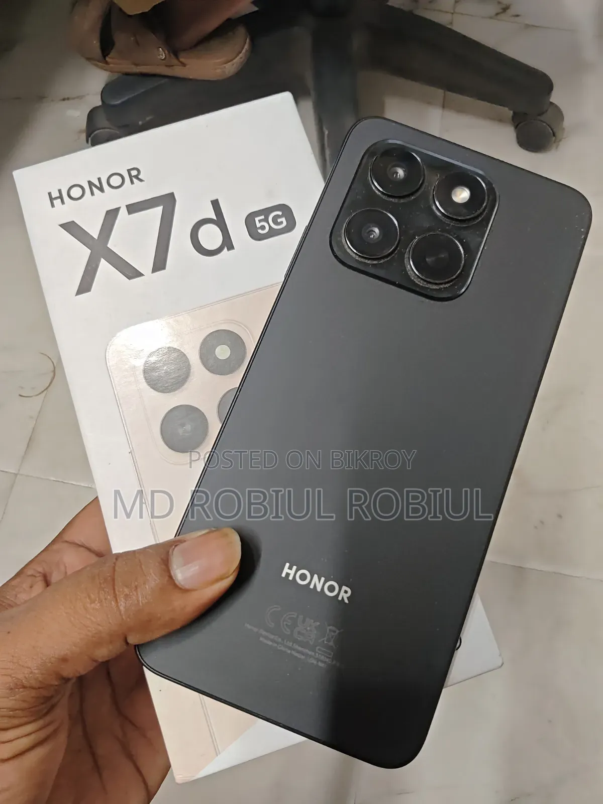 Honor X7d 128 GB Black