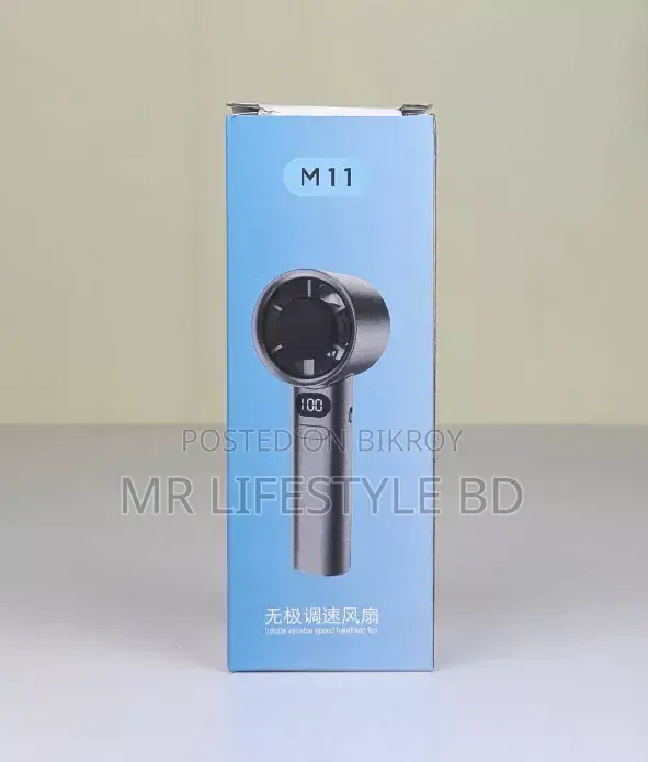 M11 Handheld Fan Portable Bladeless Mini Rechargeable Fan