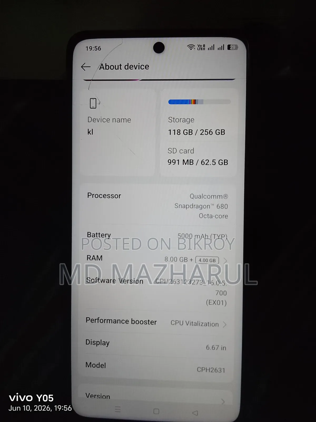Oppo A60 256 GB
