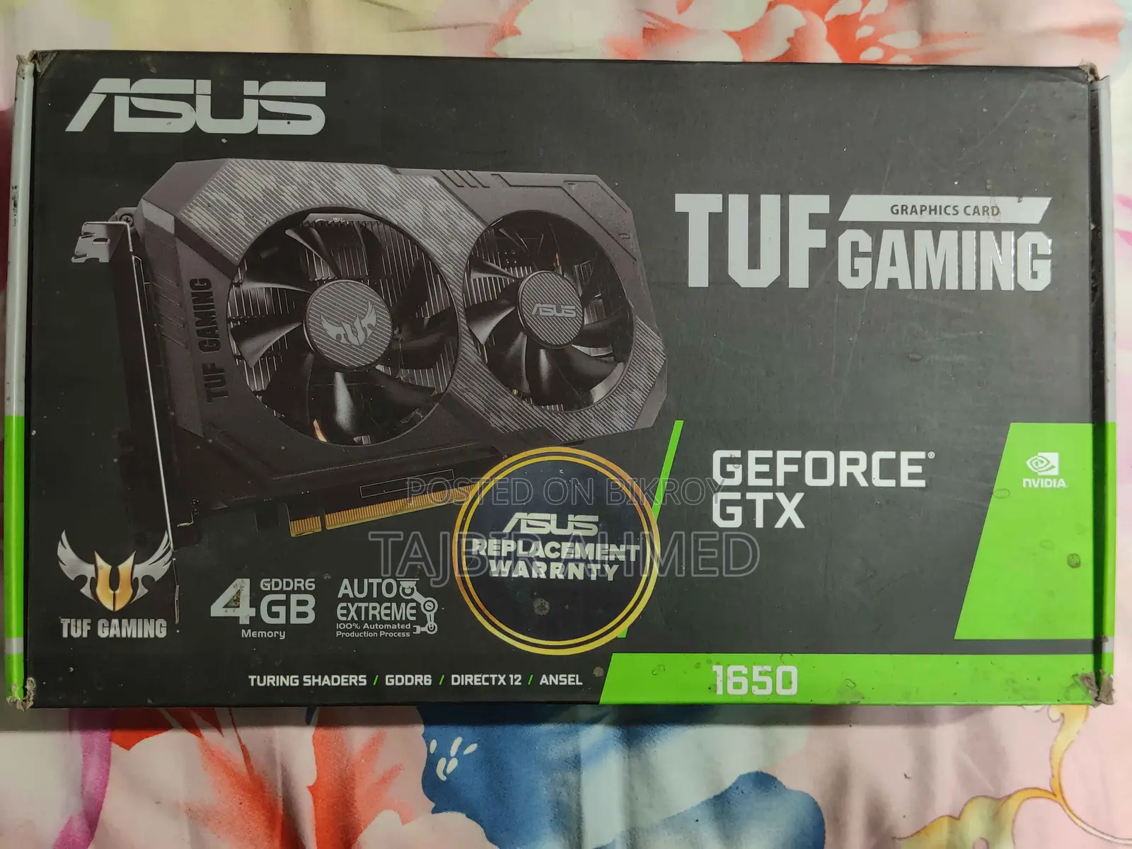 Asus Tuf Gaming Geforce GTX 1650 4gb Gddr6 Graphics Card