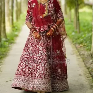 New Lehenga (Worn Once) Full Dollar Work
