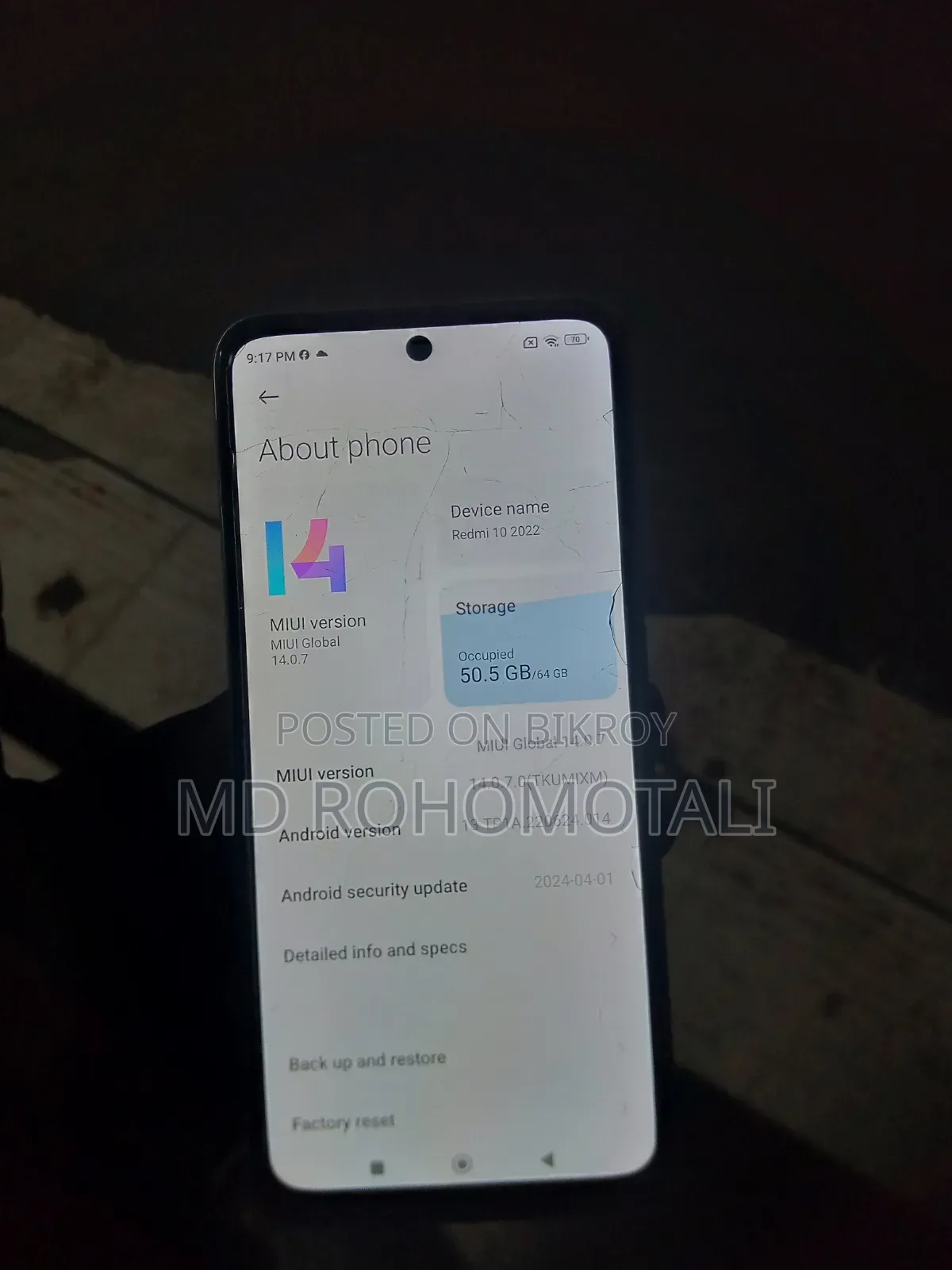 Xiaomi Redmi 10 128 GB White