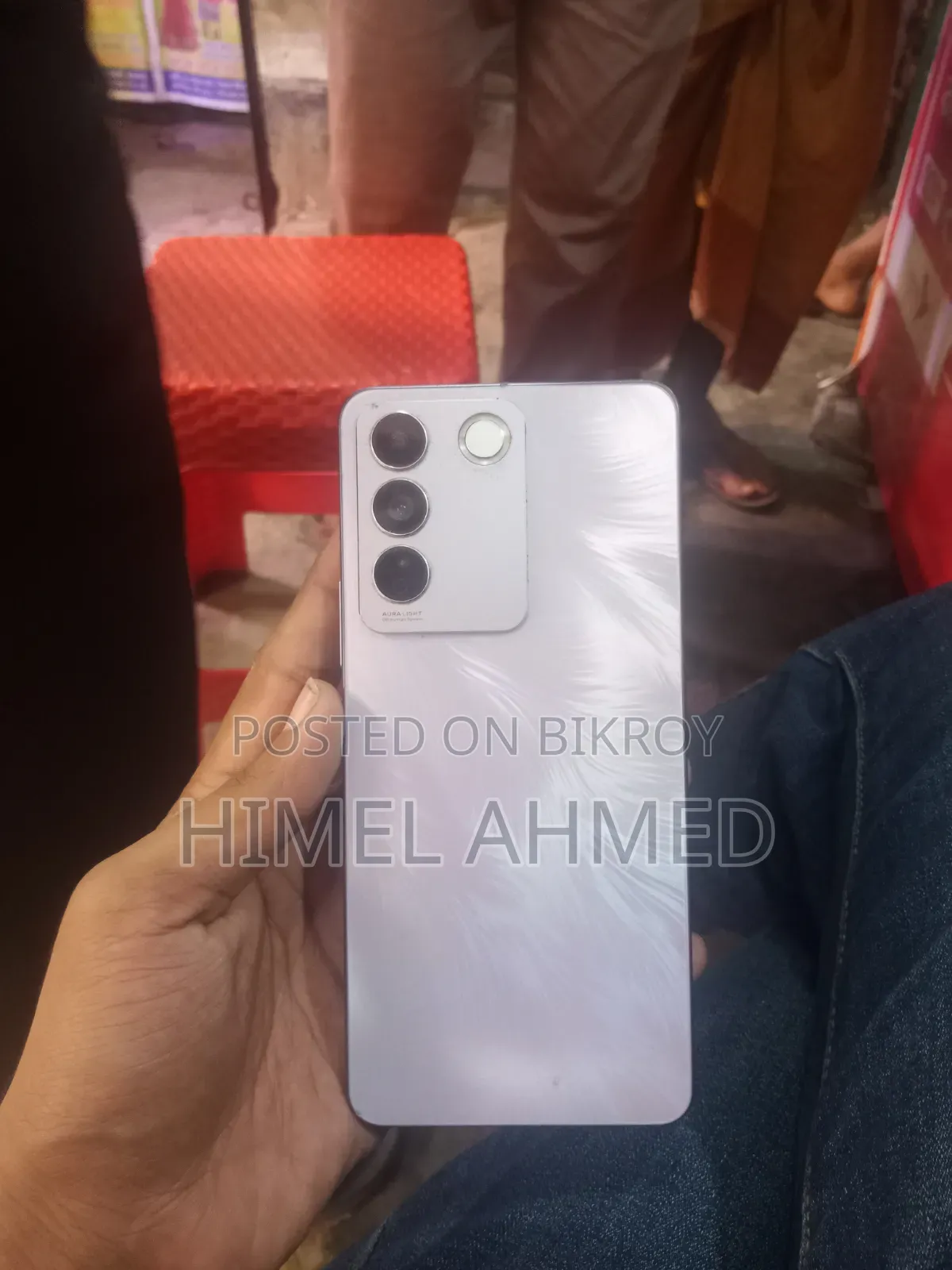 Vivo V27e 256 GB Silver