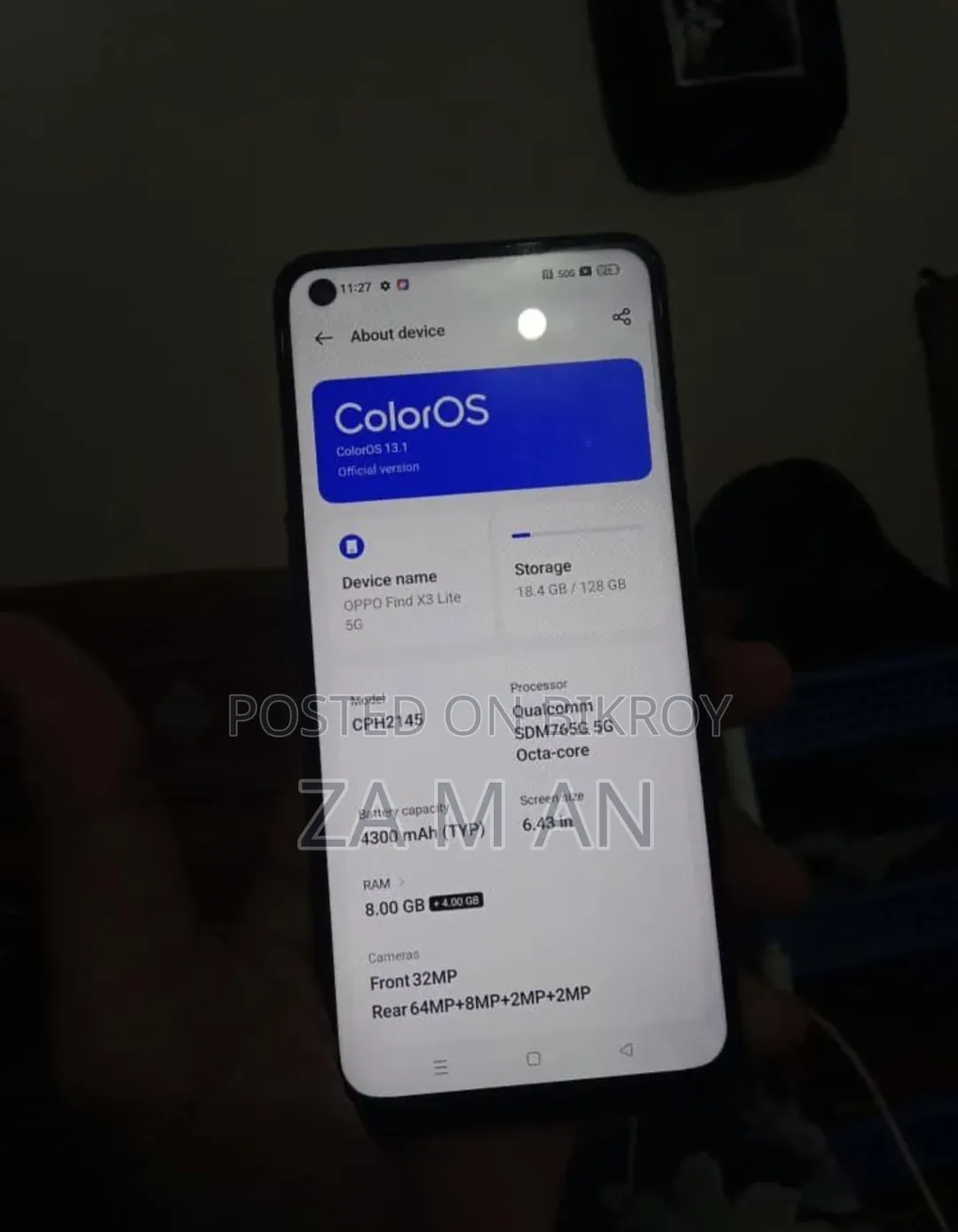 Oppo Find X3 Lite 128 GB Black