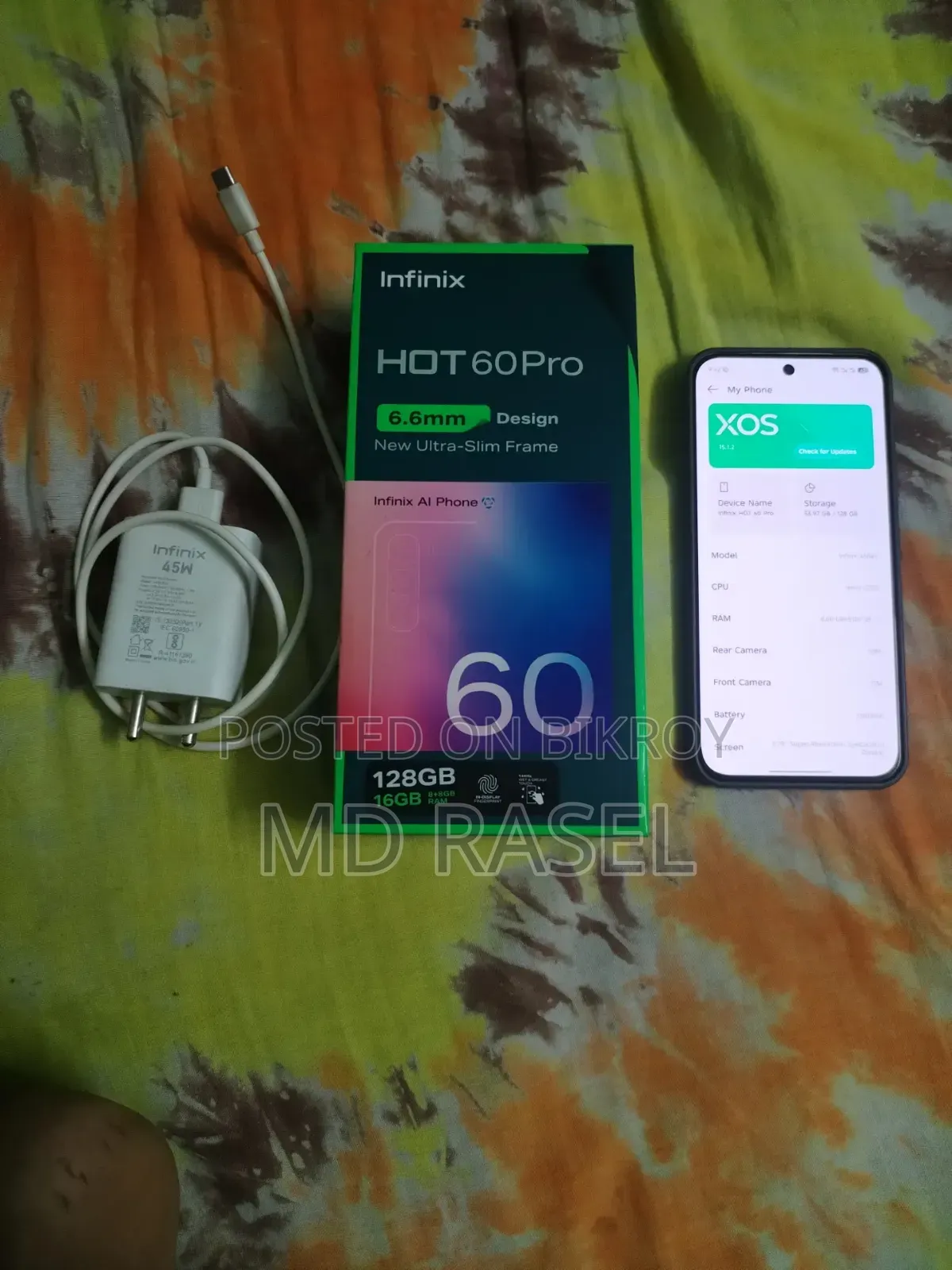 Infinix Hot 60 Pro 128 GB Silver