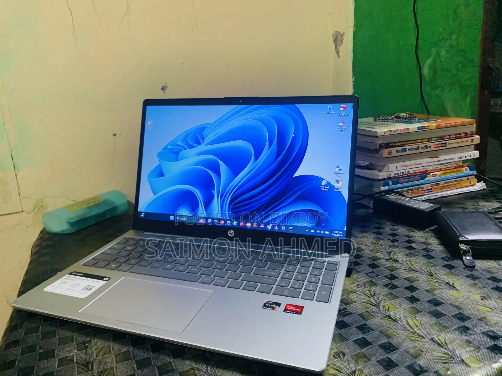 Laptop HP 15 8GB AMD Ryzen 5 SSD 512GB