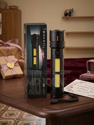 LED 50000mAh Rechargeable Zoom Torch Light