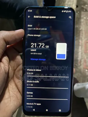 Vivo Y20 64 GB Blue