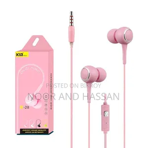 Kin K-28 Wired Earphone Best Sound Quality For Any Android Phone