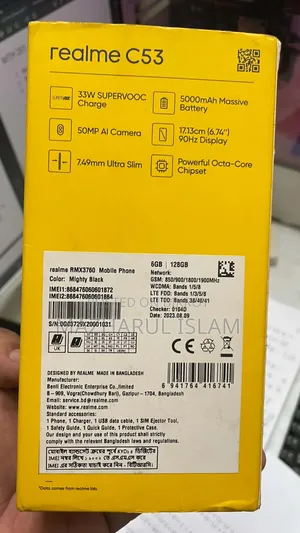 Realme C53 128 GB Black