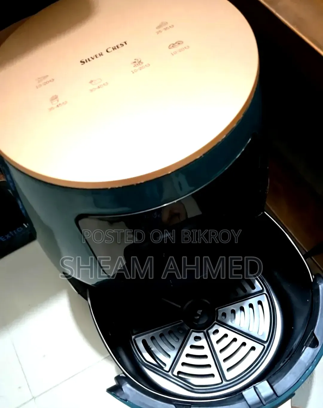 এয়ার ফ্রায়ার ( সিলভার ক্রেস্ট - ৬লিটার )