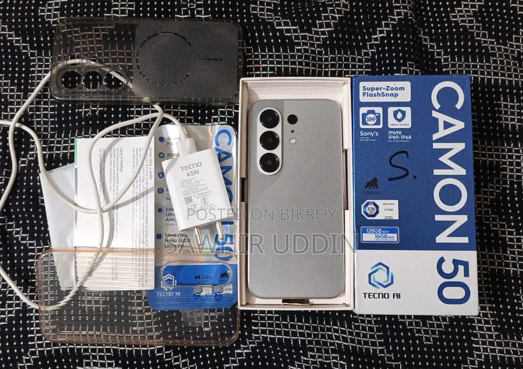 Tecno Camon 50 256 GB Silver