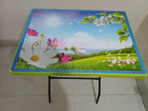 RFL Restaurant Table 2 Seat Steel/Leather Print Ray-Lime Green