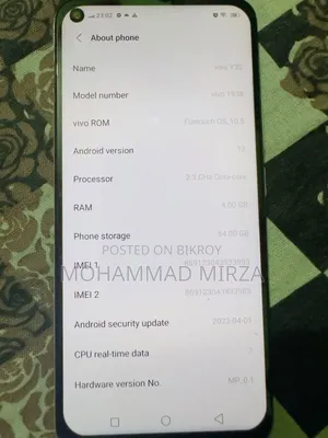 Vivo Y30 128 GB Blue