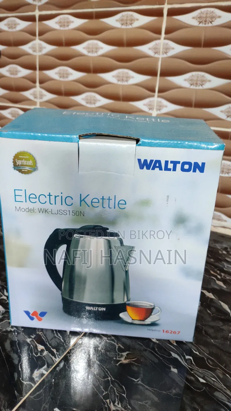 Walton Electric Kettle Brand New