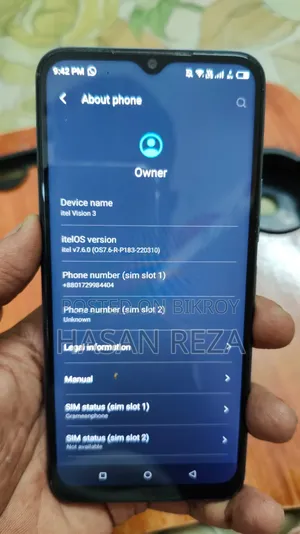 Itel Vision 3 Turbo 64 GB Blue