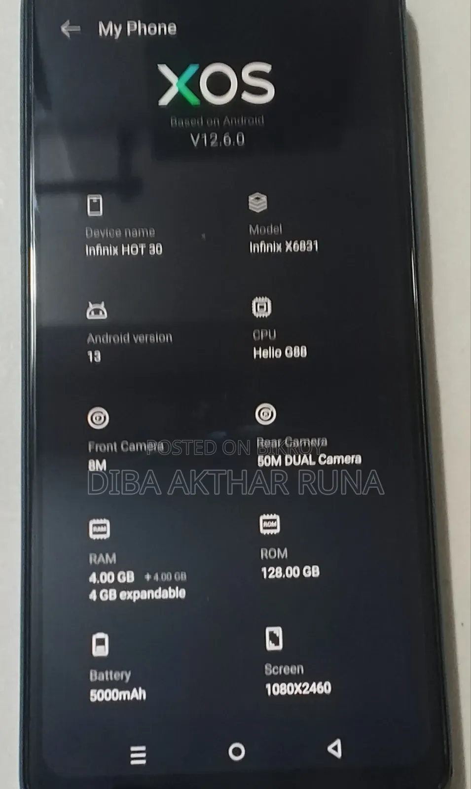Infinix Hot 30 128 GB Green