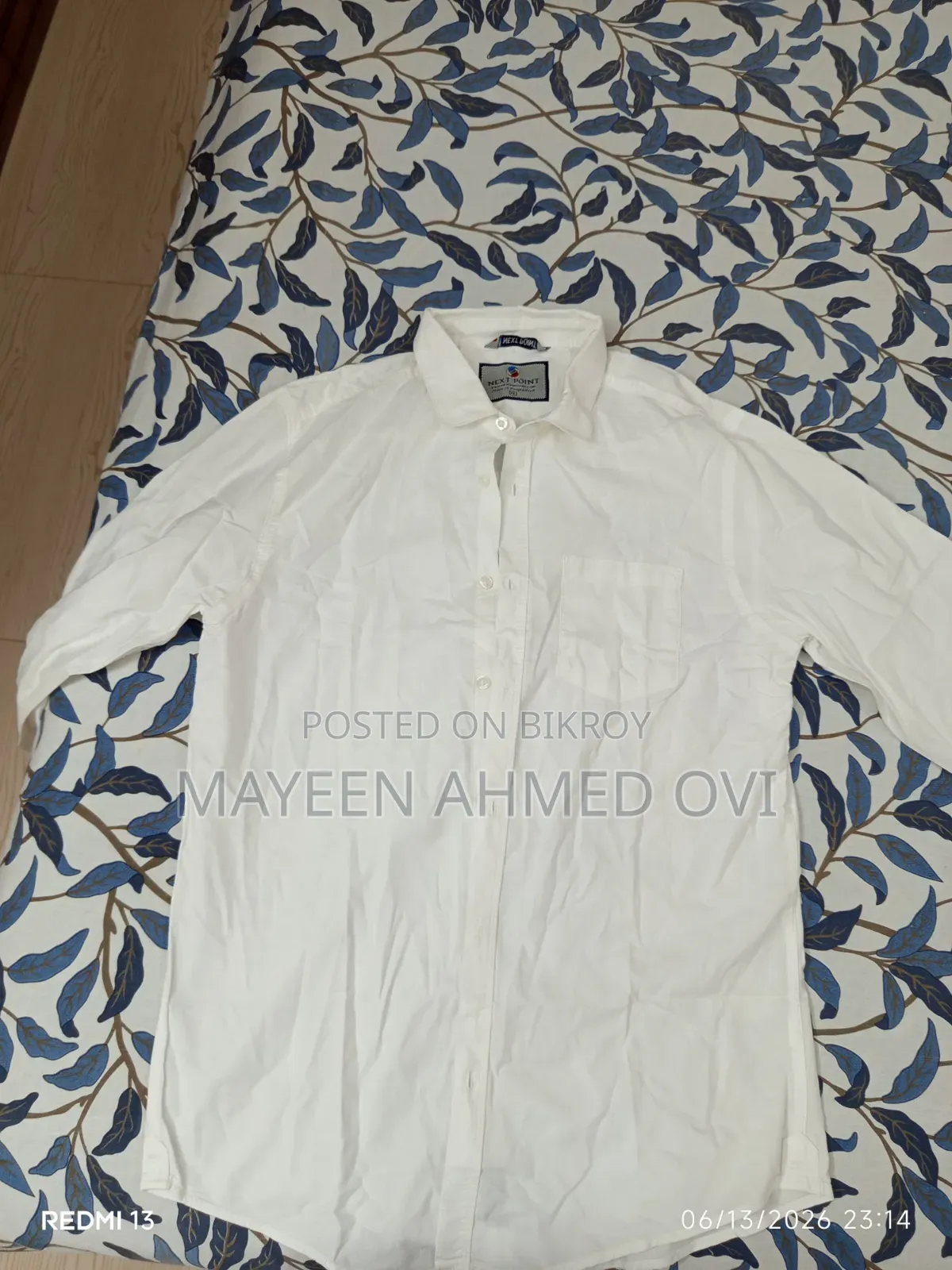 3 Pcs Cotton Shirt For Sale XL Size