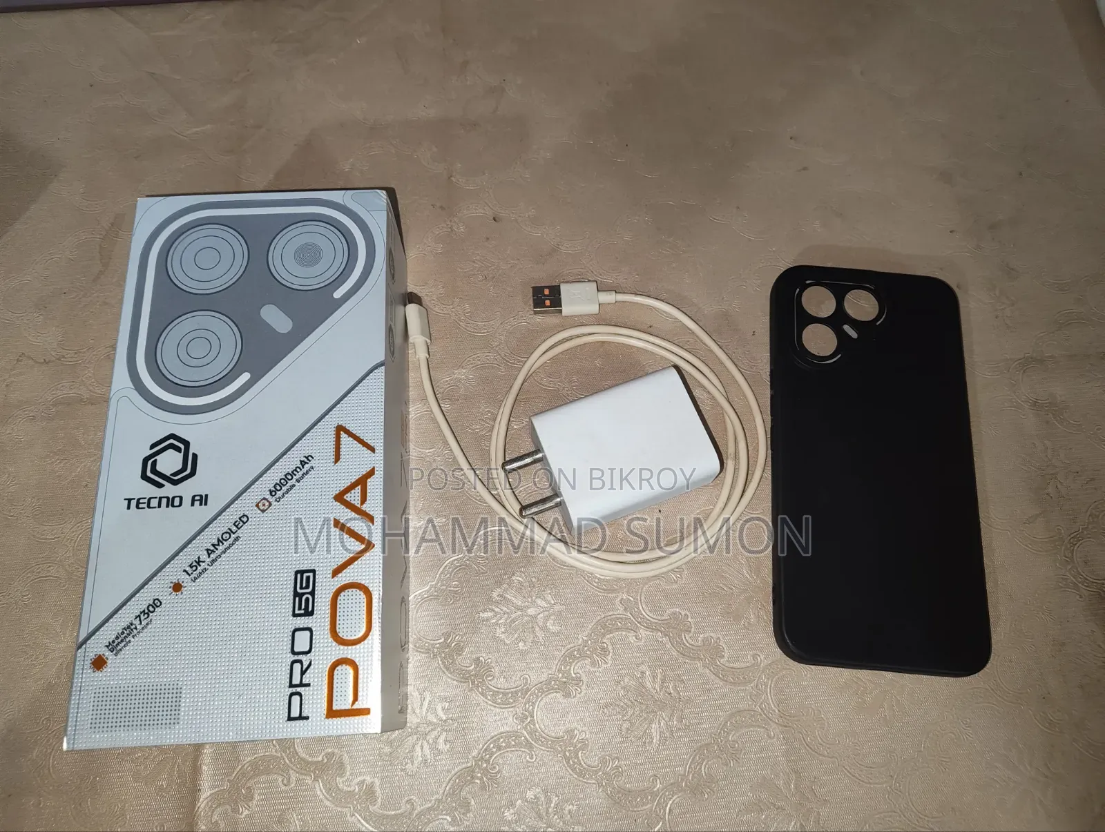Tecno Pova 7 Pro 5G 256 GB Black