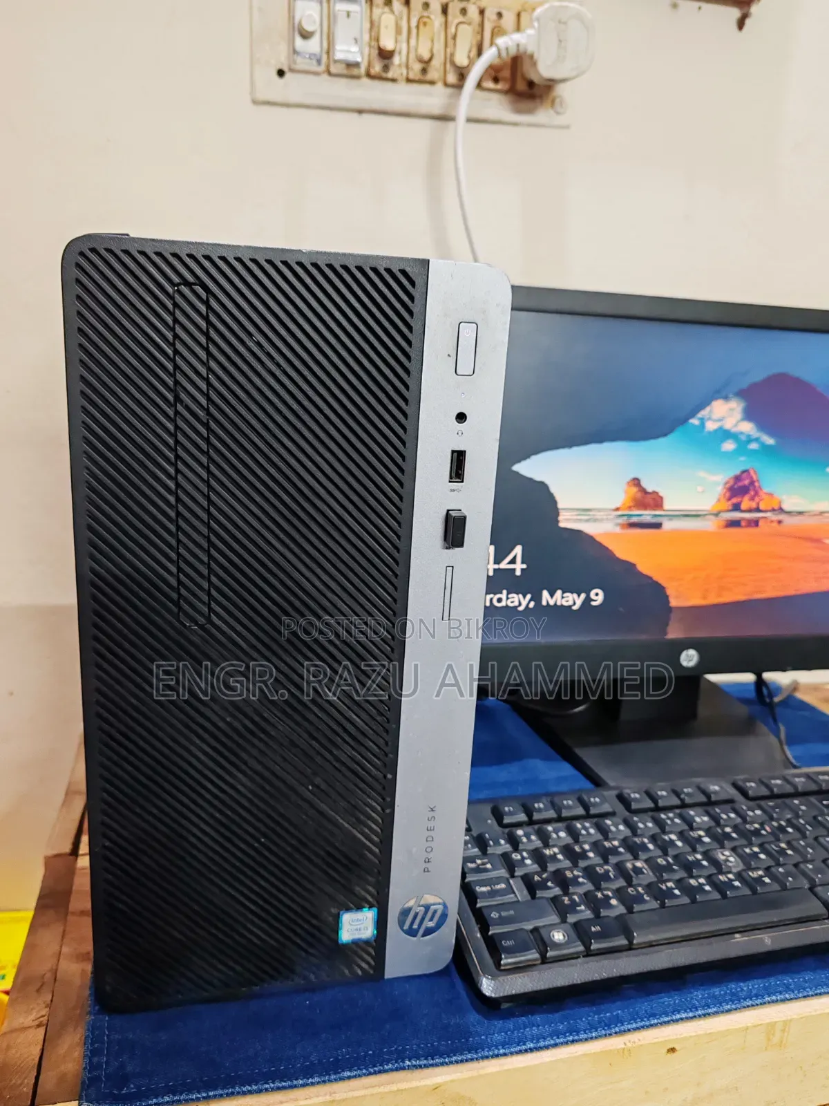 Desktop Computer HP ProDesk 400 G4 8GB Intel Core I3 HDD+SSD 128GB