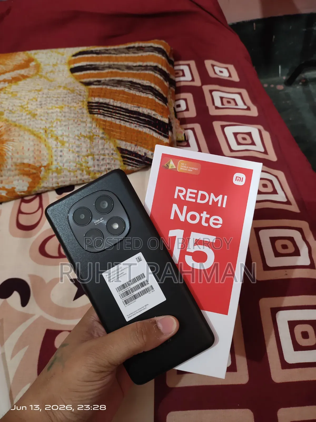 Xiaomi Redmi Note 15 128 GB Black