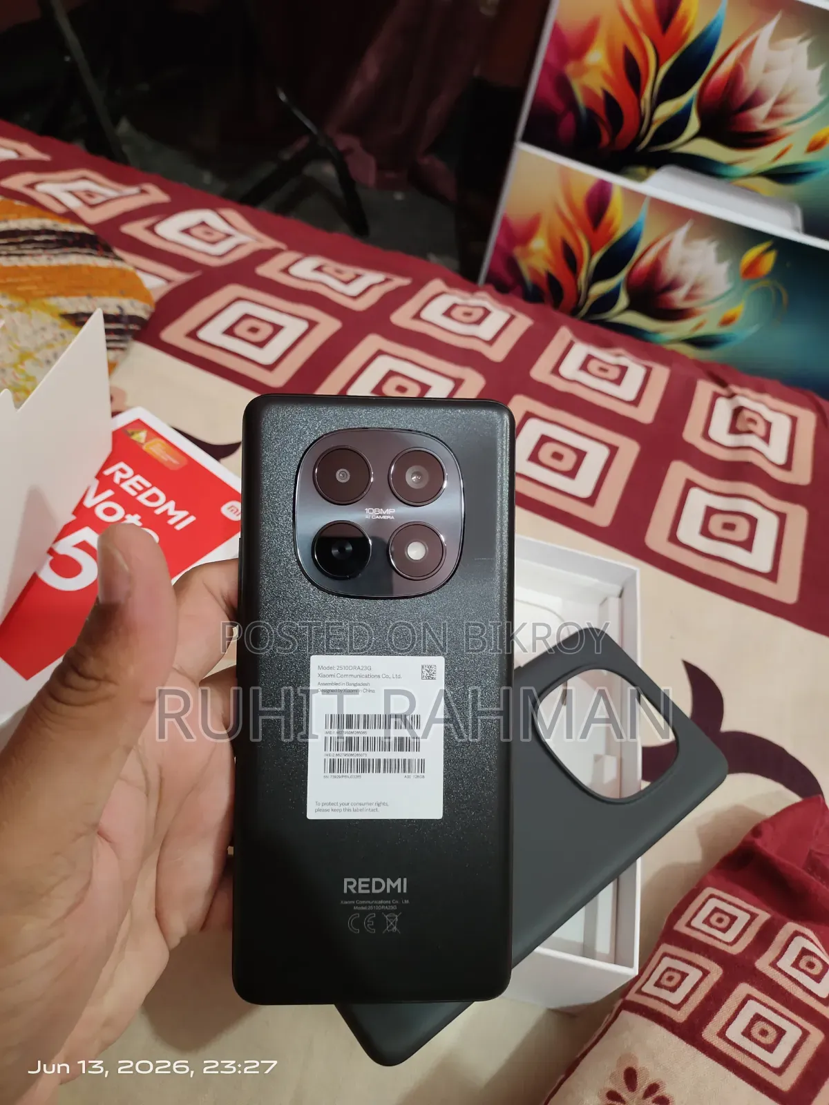 Xiaomi Redmi Note 15 128 GB Black