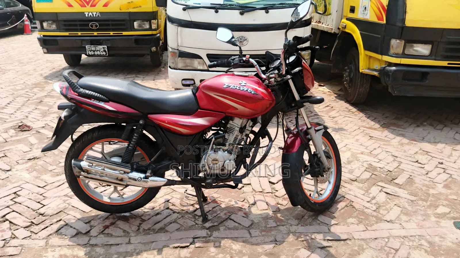 Bajaj Discover 125 2017 Red