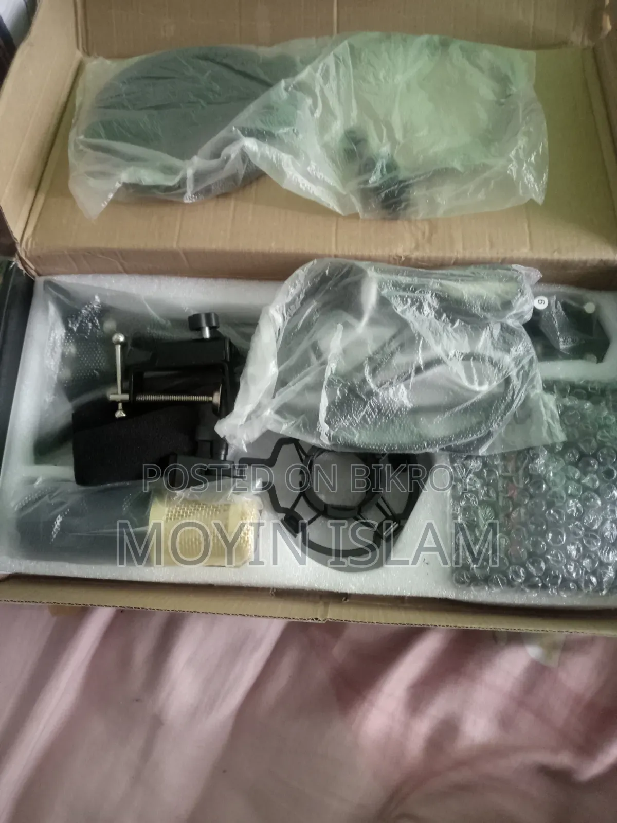 Condenser Microphone Setup