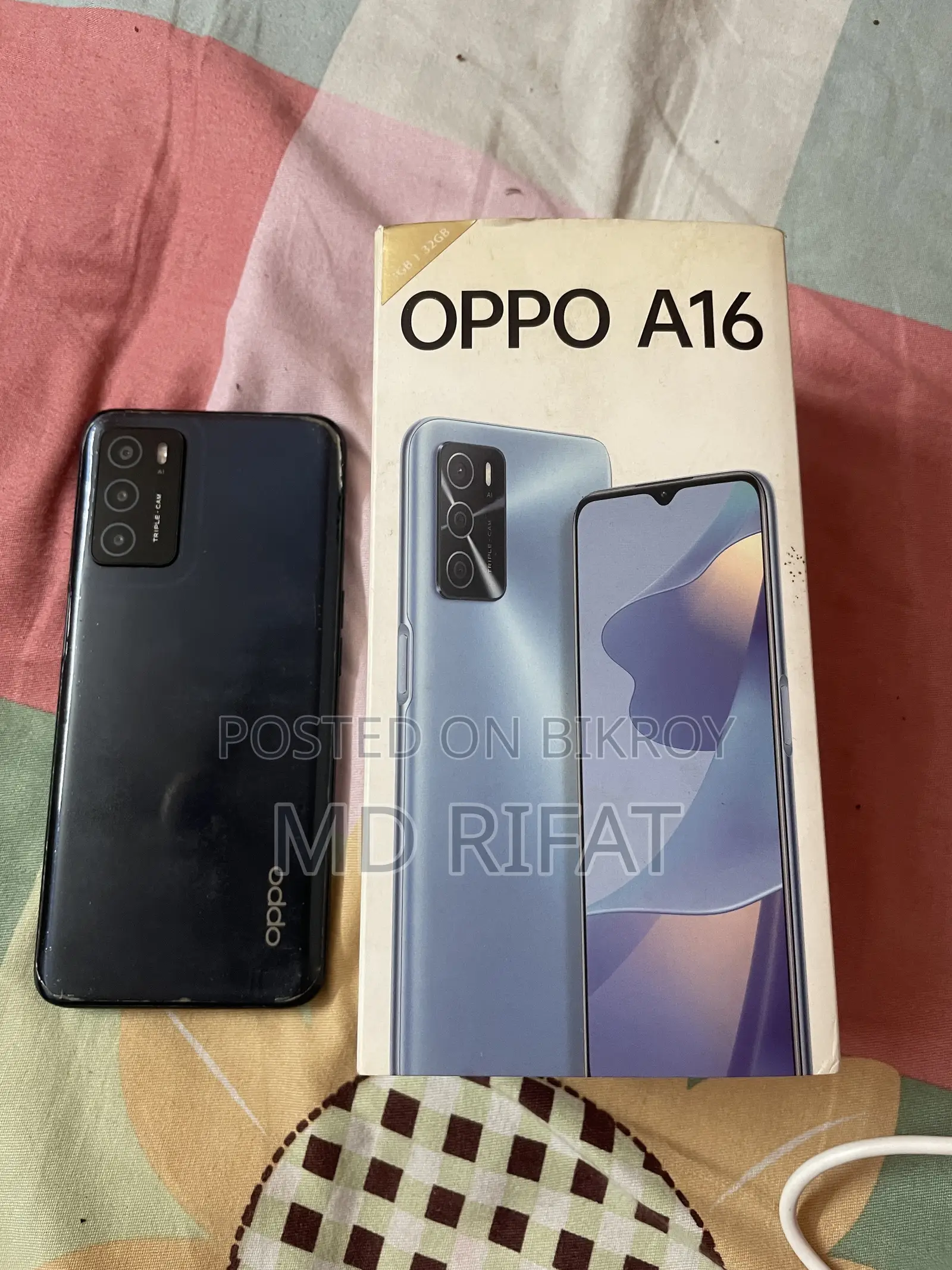 Oppo A16 ৩২ জিবি ব্ল্যাক