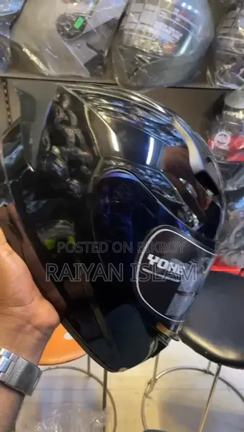 Ar Helmet Glossy Black With Yohe 991 Smoke Visor