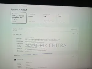 Desktop Computer 8GB AMD Ryzen 5 HDD 512GB