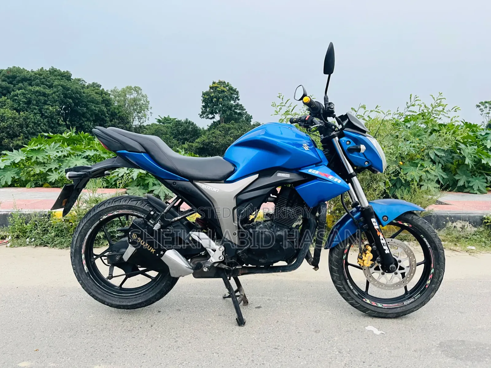 Suzuki Gixxer Monotone 2018 Blue