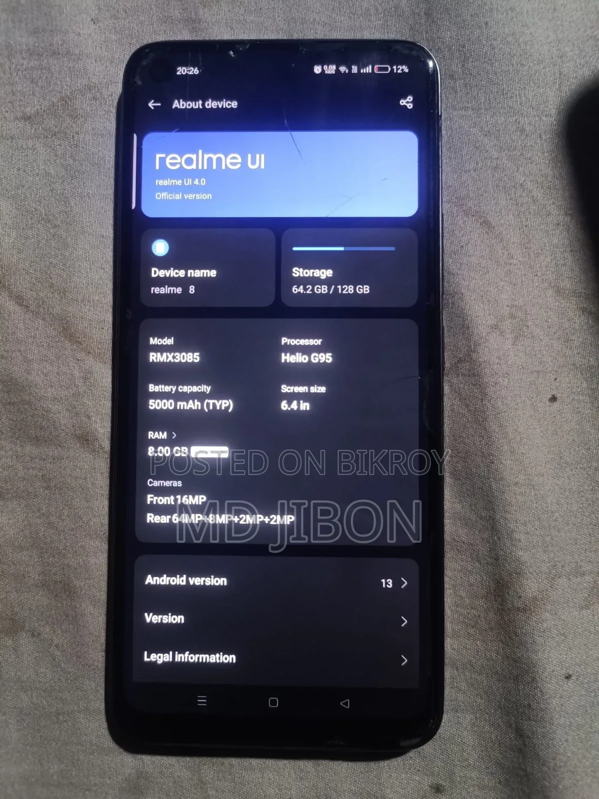 Realme 8 5G 128 GB Black