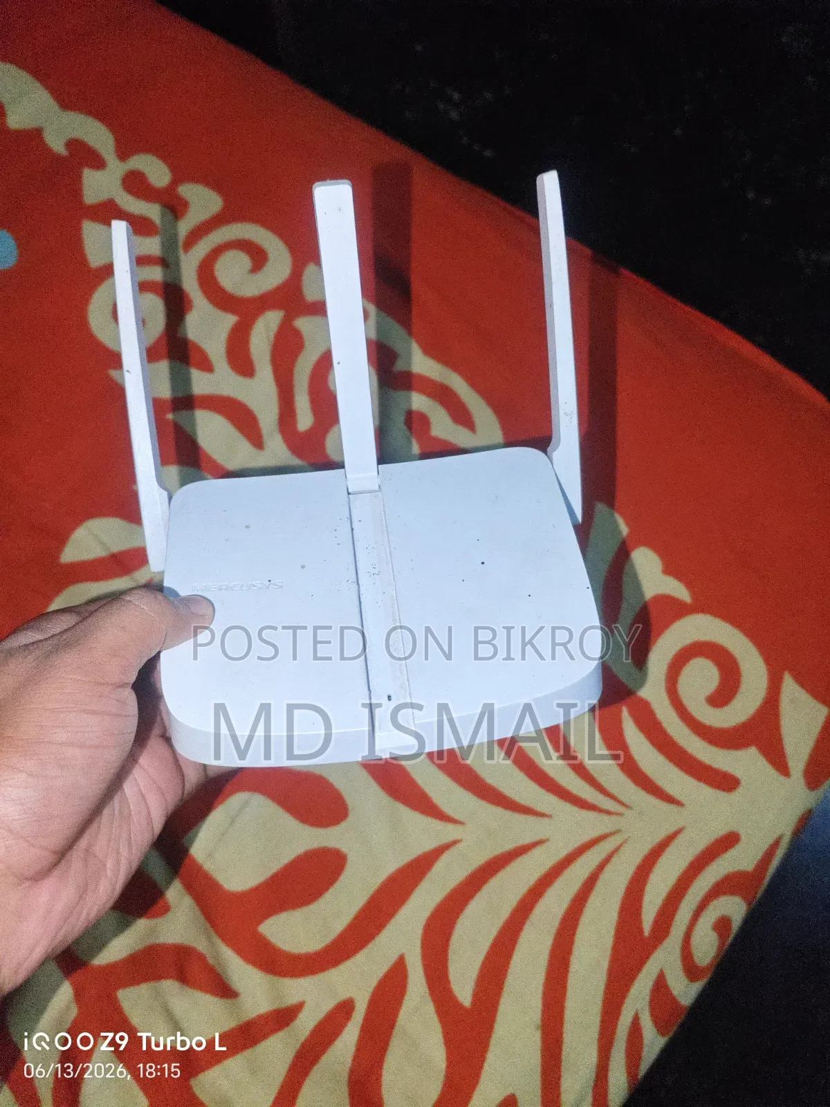 Mercsys Mw306r Router, completely fresh, no issues, comes with box