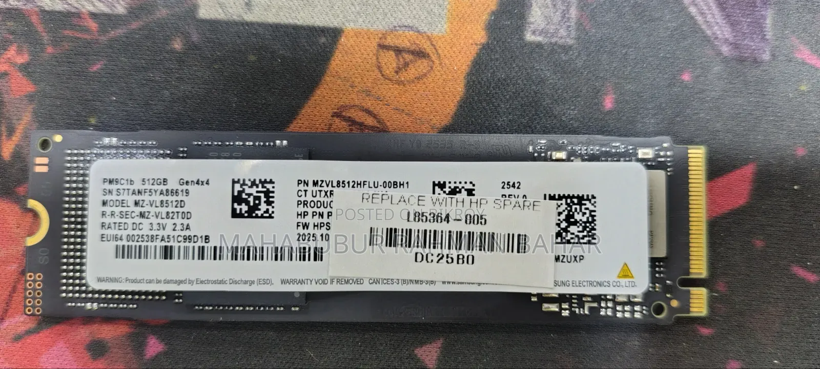 Samsung NVMe M.2 512GB SSD