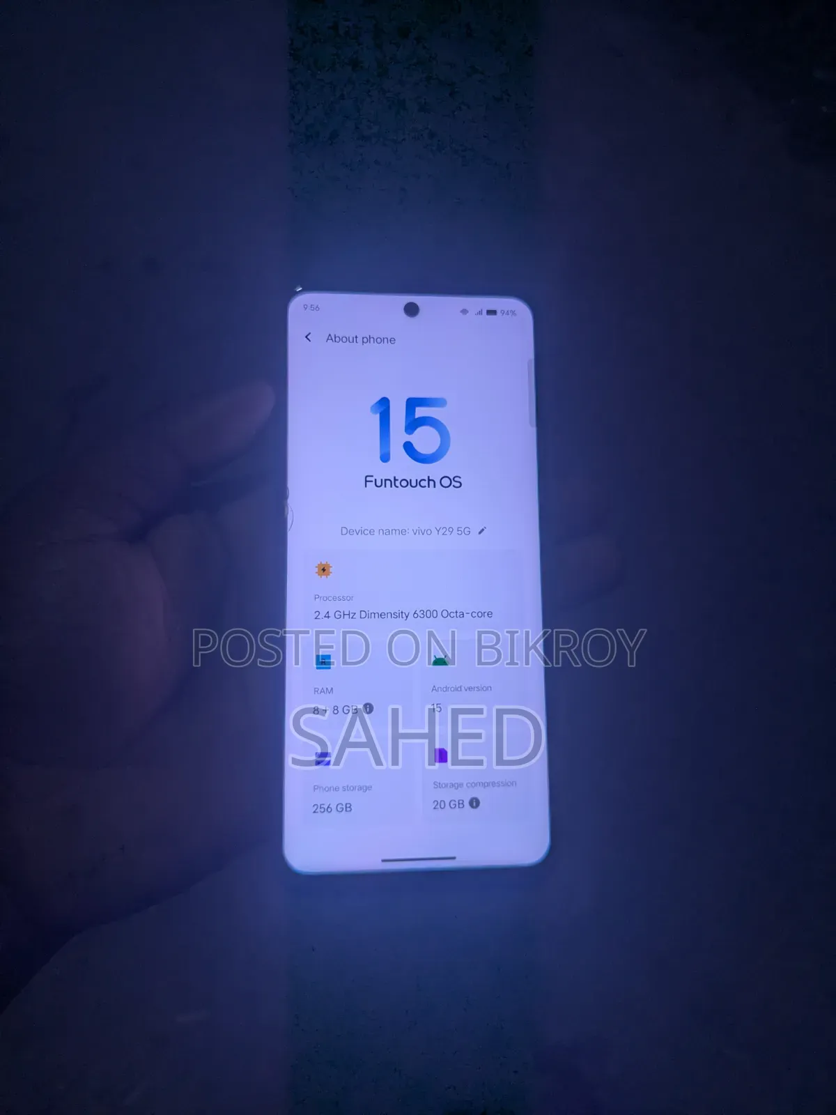 Vivo Y29 256 GB Rose Gold